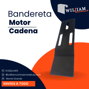 Banderetas para cortinas metálicas — Soporte reforzado para ejes y enrollado seguro