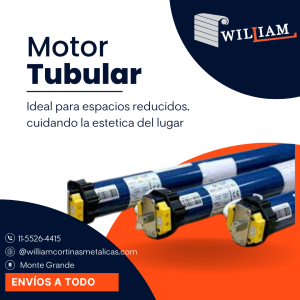 Motores tubulares para cortinas metálicas